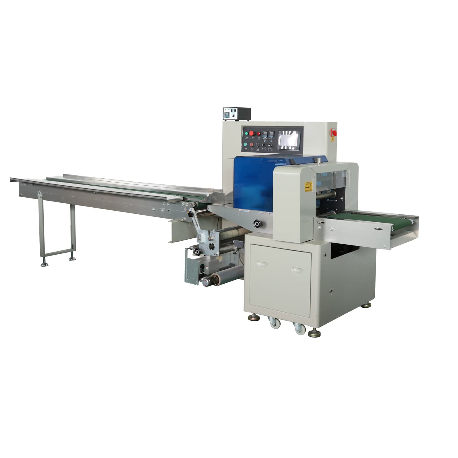 Machine de conditionnement horizontal avec convoyeur